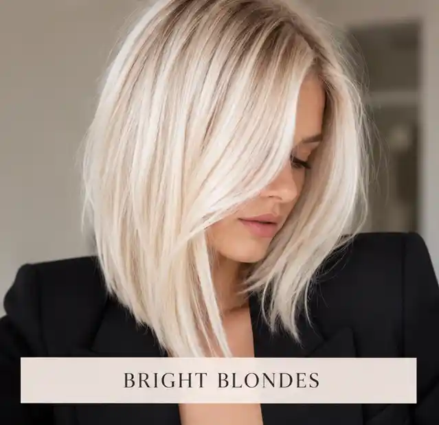 bright blonde